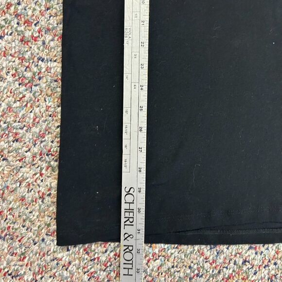 Chris's Stuff Black "I Am Woman Hear Me Pour" Bedazzled V-Neck SS Tunic Tee 1X - Picture 9 of 10